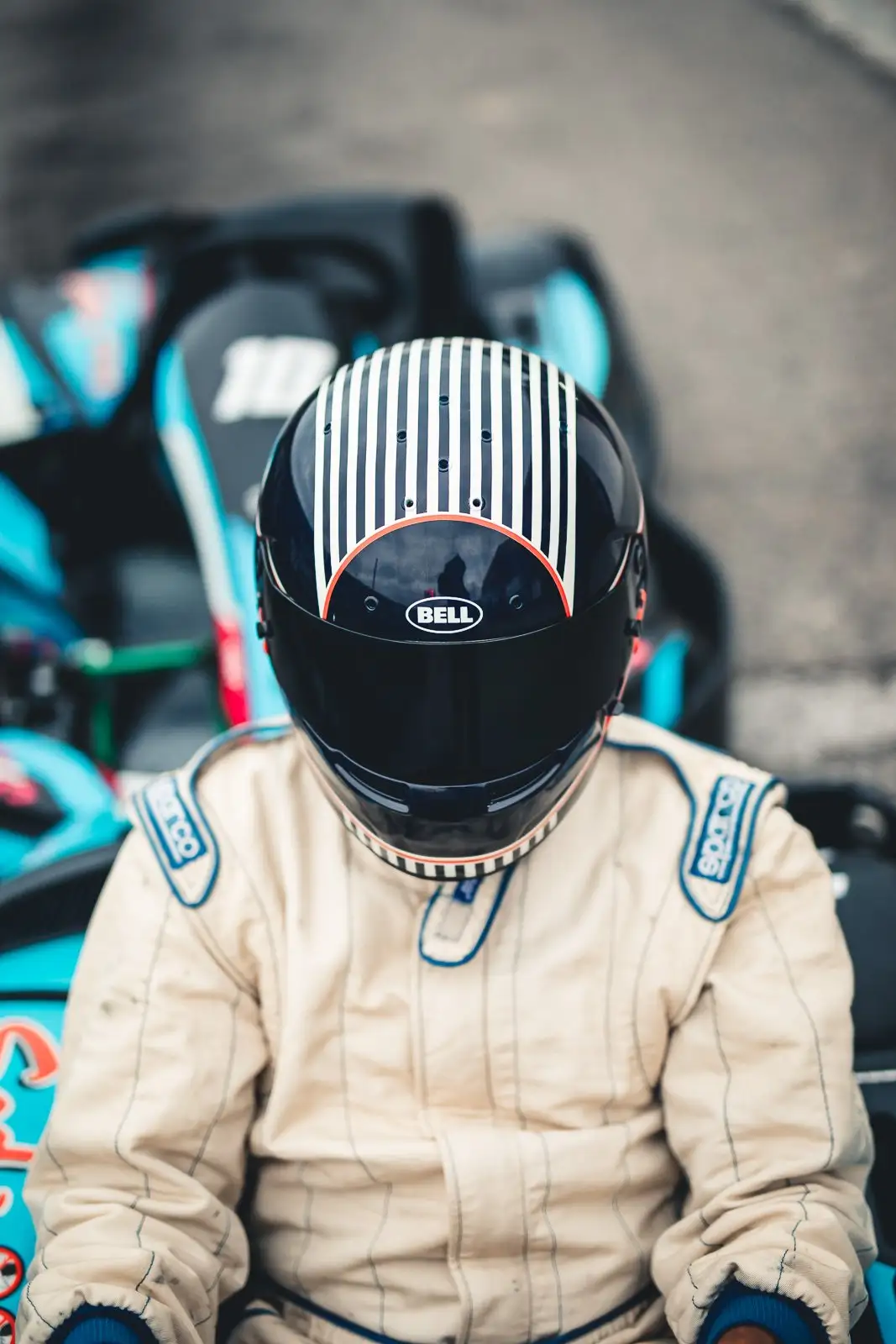 Mandato Machado — pintura do capacete Bell RS7-K